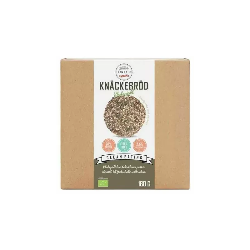 Pieczywo Chrupkie KETO BIO 160 g - CLEAN EATING