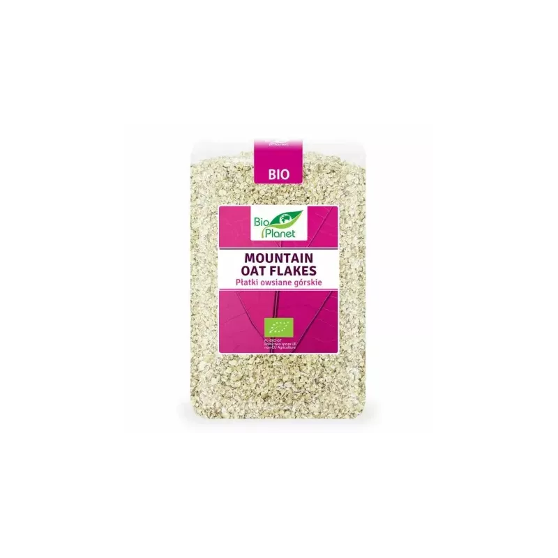 Płatki Owsiane Górskie Bio 1 kg - Bio Planet