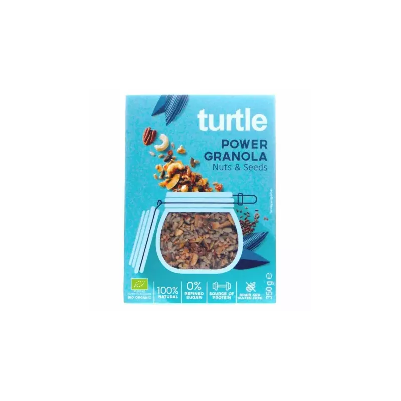 Granola z Orzechami i Nasionami Bio 350 g - Turtle