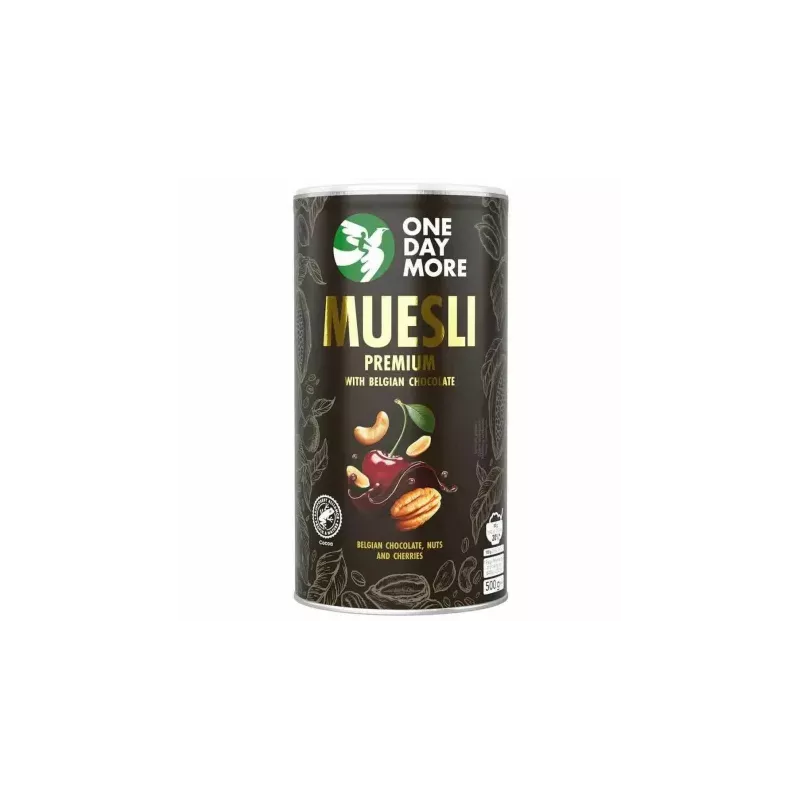 Musli Premium z Belgijską Czekoladą 500 g - One Day More