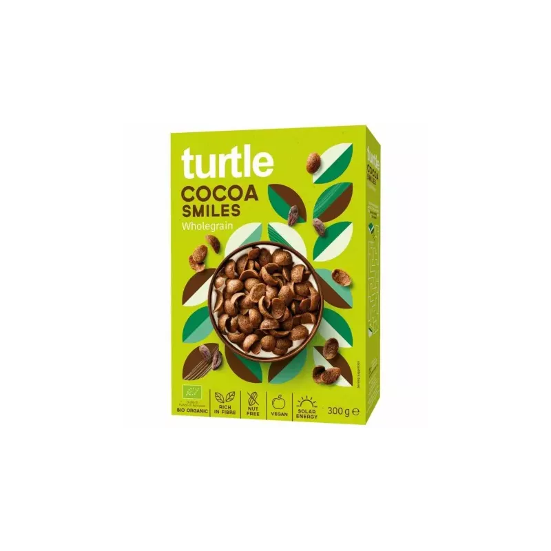 Muszelki Kakaowe Bio 300 g - Turtle