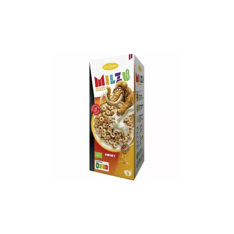 Kółka Żytnio - Owsiane z Miodem Bio 150 g - Milzu
