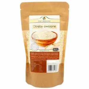 Otręby Owsiane Bezglutenowe 250 g - Pięć Przemian