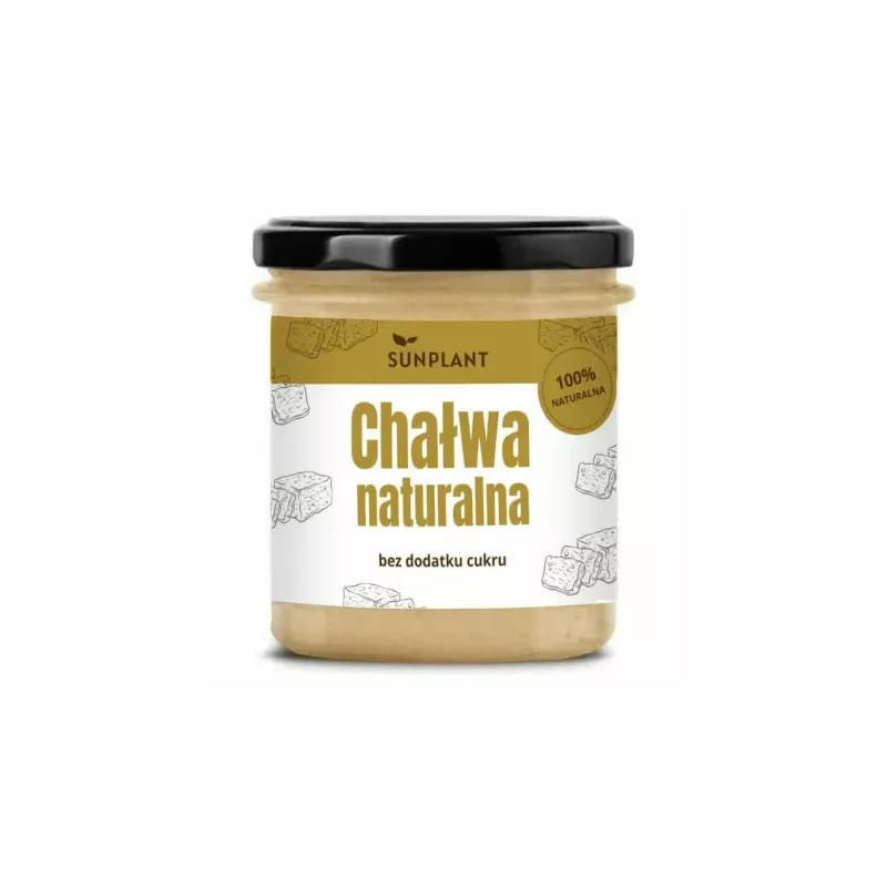 Chałwa Naturalna Bez Dodatku Cukru 300 g - Sunplant