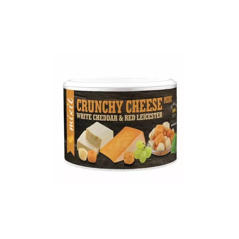 Mieszanka Suszonych Serów: White Cheddar, Red Leicester Crunchy Cheese 70 g - Mixit