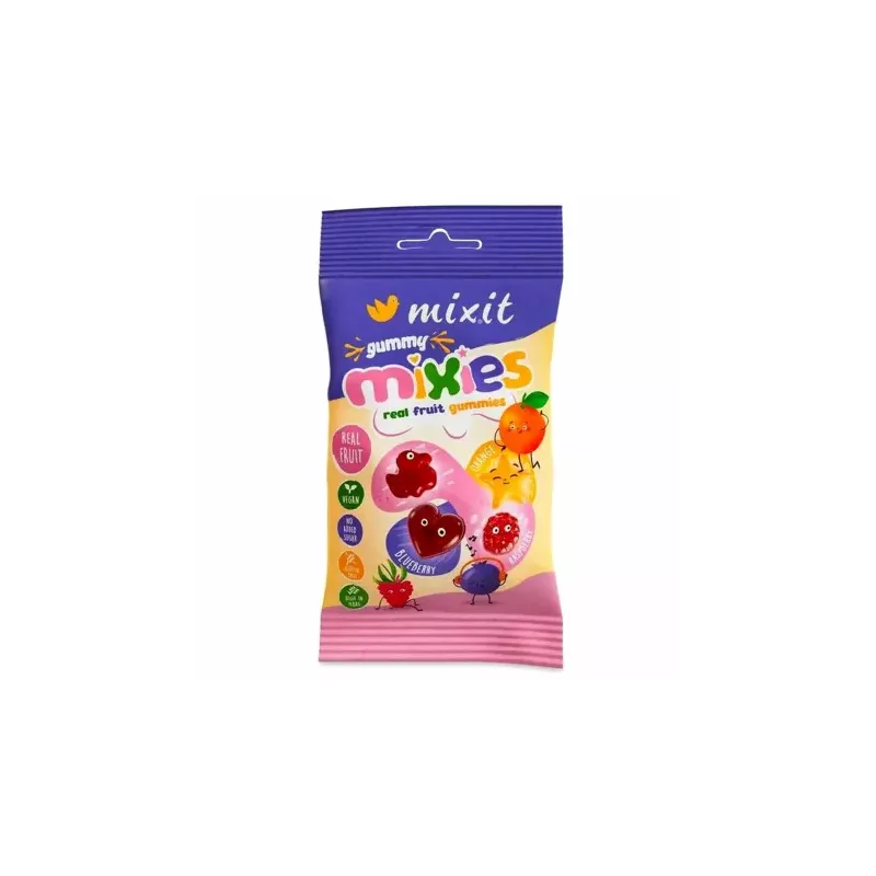 Mixies Naturalne Żelki Owocowe Bez Dodatku Cukru 35 g - Mixit