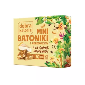 Mini Batoniki a la Sernik z Nerkowców 102 g (6x 17 g) Dobra Kaloria