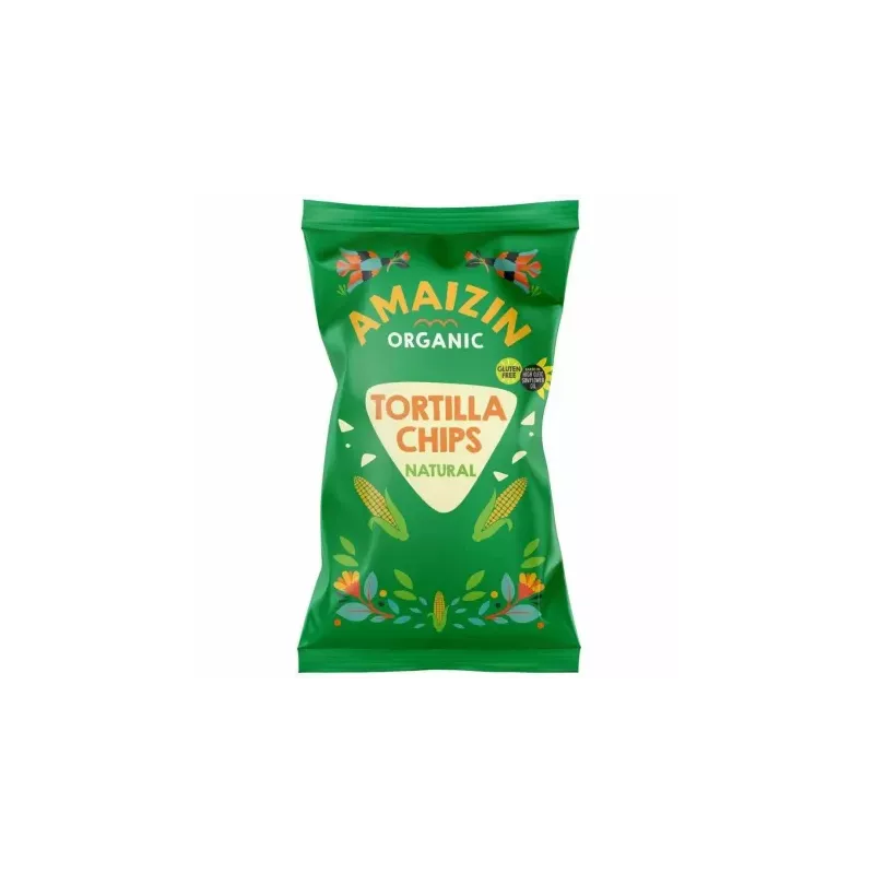 Chipsy Kukurydziane Solone Bezglutenowe Bio 250 g - Amaizin