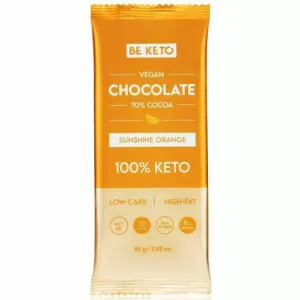 Keto Czekolada z Olejem MCT Słoneczna Pomarańcza 80 g - Beketo