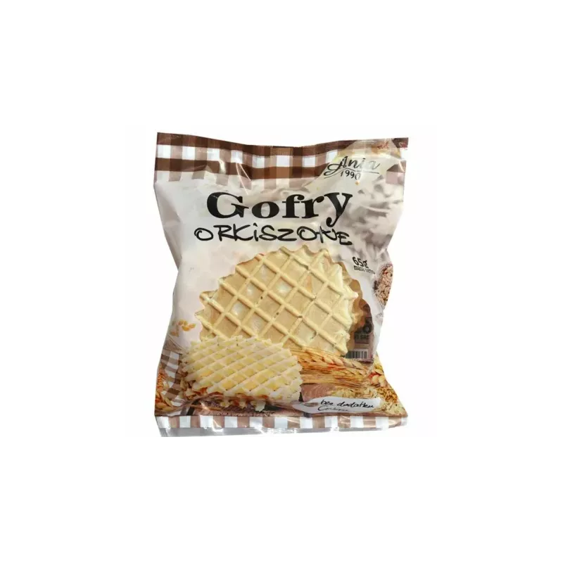 Gofry Orkiszowe Bez Dodatku Cukru 65 g - Ania