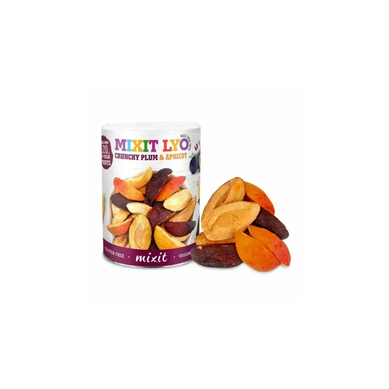 Chrupiące Śliwki i Morele 65 g - Mixit