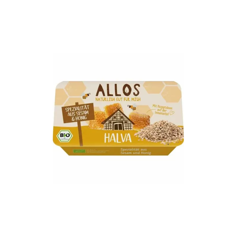 Chałwa Miodowa Bio 75 g - Allos