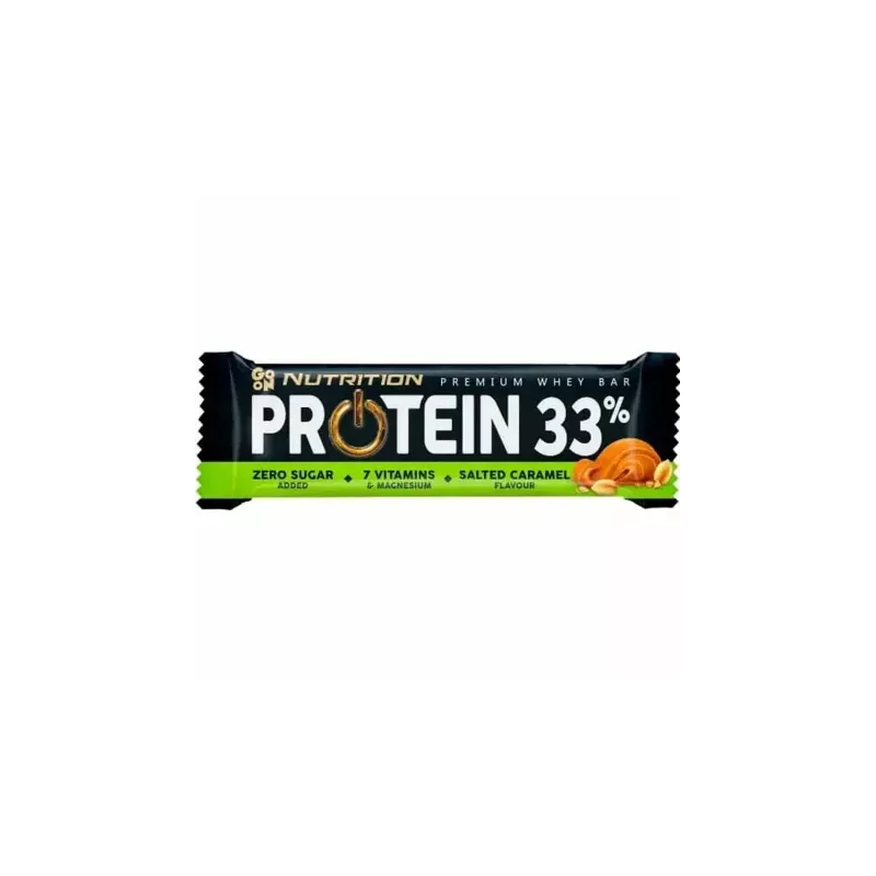 Go On Baton Proteinowy Słony Karmel Protein 33% 50 g - Sante