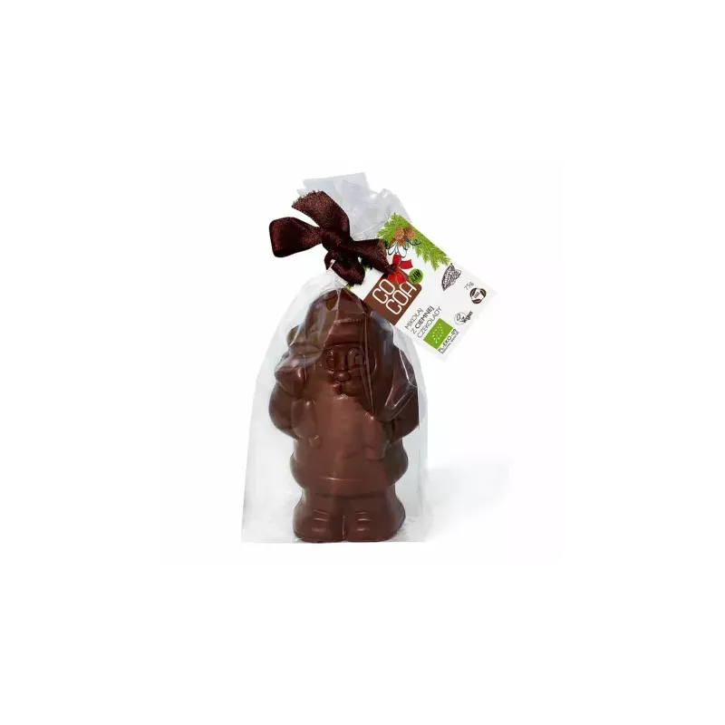 Mikołaj z Ciemnej Czekolady Bio 75 g - Cocoa