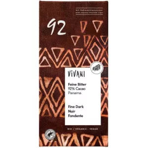 Czekolada Gorzka 92% Bio 80 g - Vivani