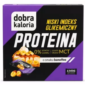 Mini Batoniki Proteina o Smaku Banoffee 102 g (6x 17 g) - Dobra Kaloria