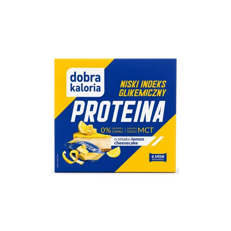 Mini Batoniki Proteina Lemon Cheesecake 102 g (6x 17 g) - Dobra Kaloria