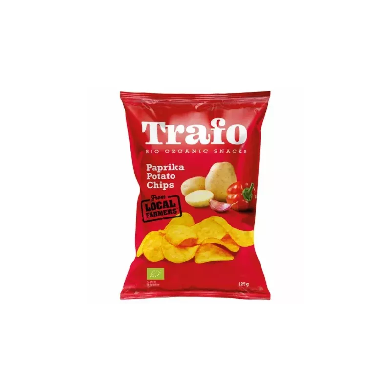 Chipsy Ziemniaczane Paprykowe Bio 125 g - Trafo