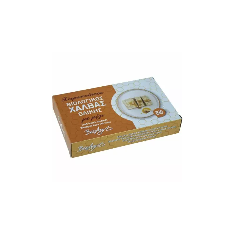 Chałwa Miodowa Bio 200 g - Bioagros