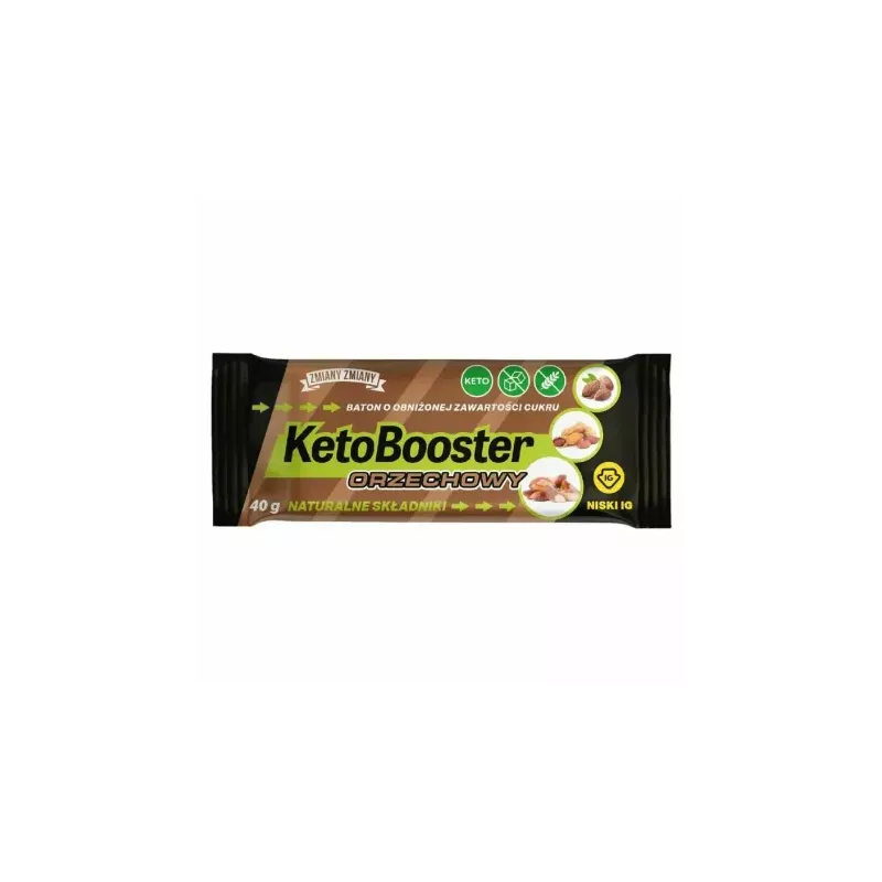 Baton Orzechowy "Keto Booster" 40 g - Zmiany Zmiany