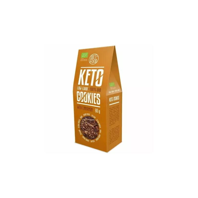 Ciasteczka Keto z Cynamonem Bio 80 g - Diet-Food