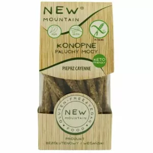 Paluchy Mocy Konopne z Pieprzem Cayenne Bezglutenowe 200 g - New Mountain