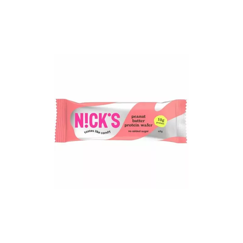 Wafelek Proteinowy Bezglutenowy z Kremem z Orzeszków Ziemnych Peanut Butter 40 g - Nick's