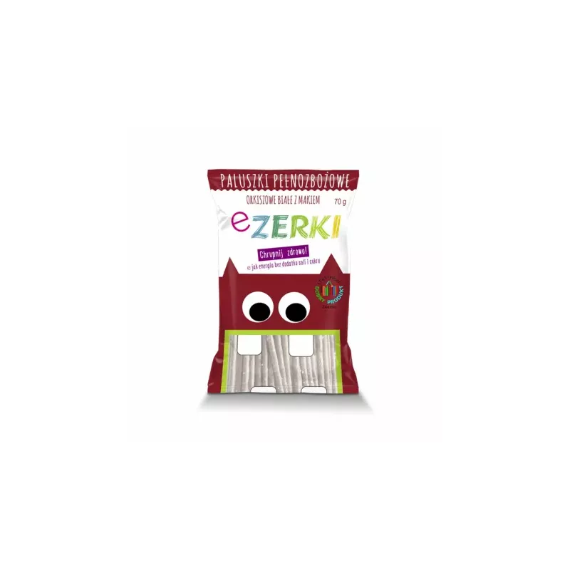 Paluszki Orkiszowe z Makiem 70 g - Ezerki