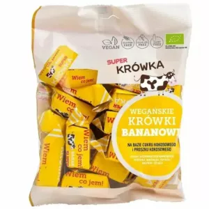 Krówki Wegańskie Bananowe BIO 150 g - Super Krówka