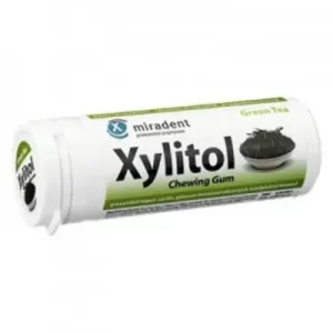 Xylitol Guma do Żucia Zielona Herbata (30 Sztuk) - Miradent