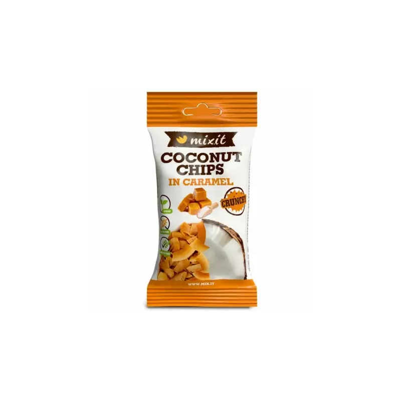 Chipsy Kokosowe do Kieszeni KARMEL 45 g - Mixit