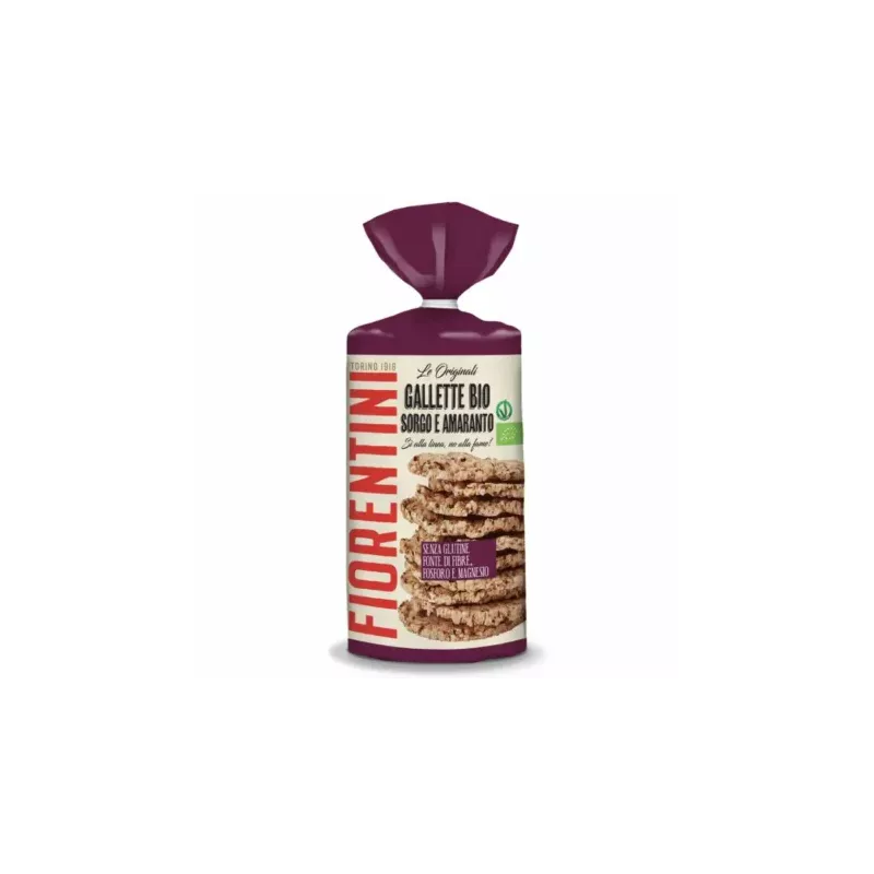 Wafle z Sorgo i Amarantusa Bezglutenowe Bio 120 g - Fiorentini