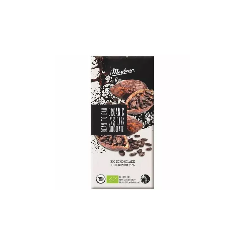 Czekolada Gorzka 72% Bio 100 g - Meybona