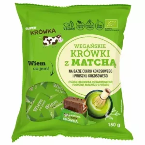 Krówki Wegańskie z Matchą Bio 150 g - Super Krówka