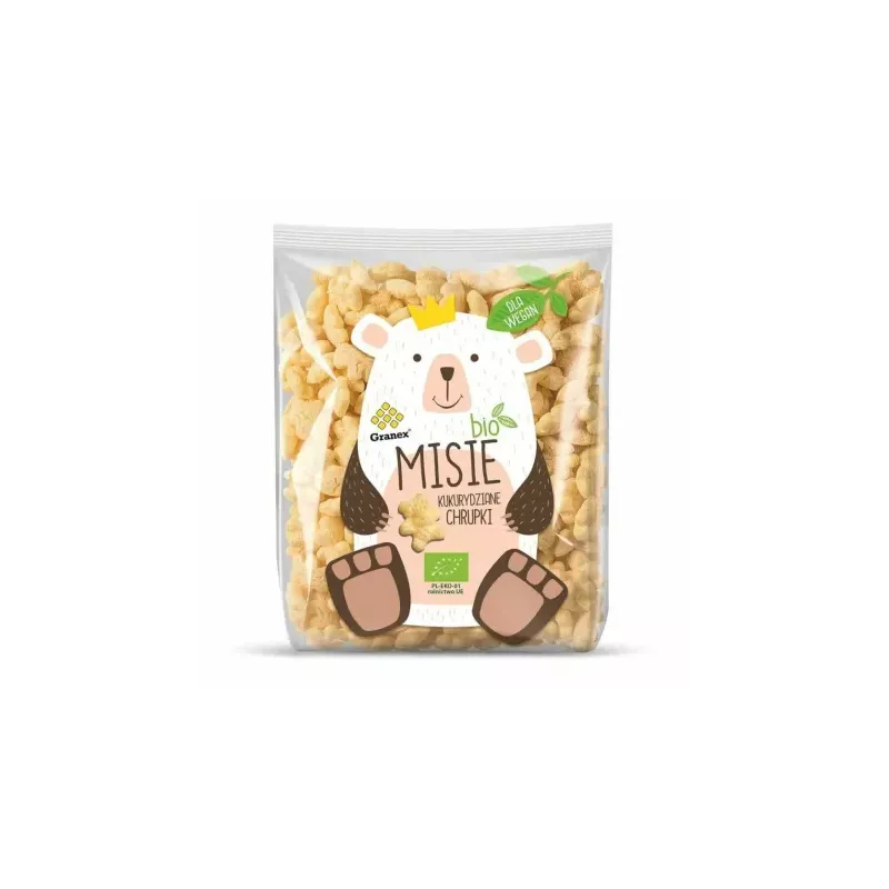 Chrupki Kukurydziane Misie Bio 80 g - Granex