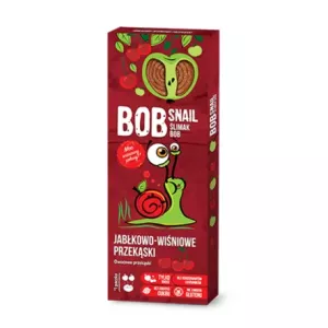 Przekąska Jabłkowo-Wiśniowa z Owoców Bez Dodatku Cukru 30 g Bob Snail