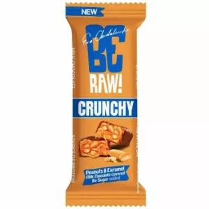 Baton Crunchy Peanuts and Caramel 40 g - BeRaw