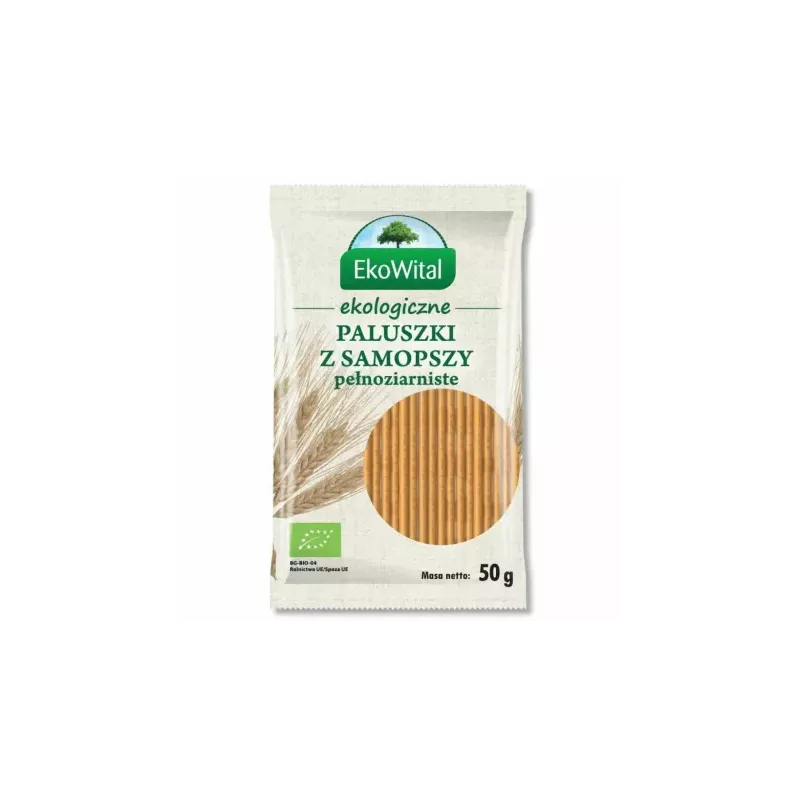 Paluszki z Samopszy Pełnoziarniste BIO 50 g - Eko-Wital