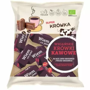 Krówki Wegańskie Kawowe BIO 150 g - Super Krówka