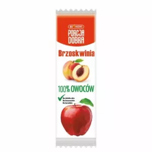 Przekąska Jabłko i Brzoskwinia Bez Dodatku Cukru 16 g - Porcja Dobra