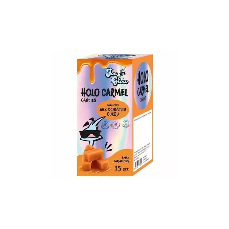 Karmelki Toffi Bez Dodatku Cukru Bezglutenowe 90 g (15 Sztuk) - Joe Glow