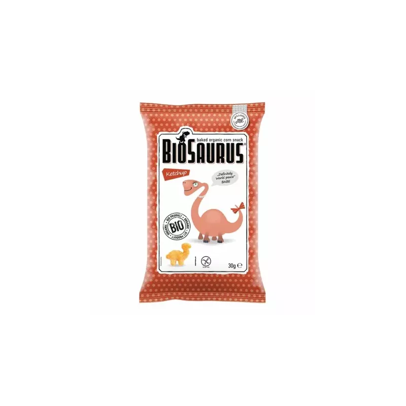 Chrupki Kukurydziane Dinozaury o Smaku Ketchupowym 30 g McLoyd