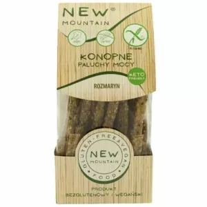 Paluchy Mocy Konopne z Rozmarynem Bezglutenowe 200 g - New Mountain