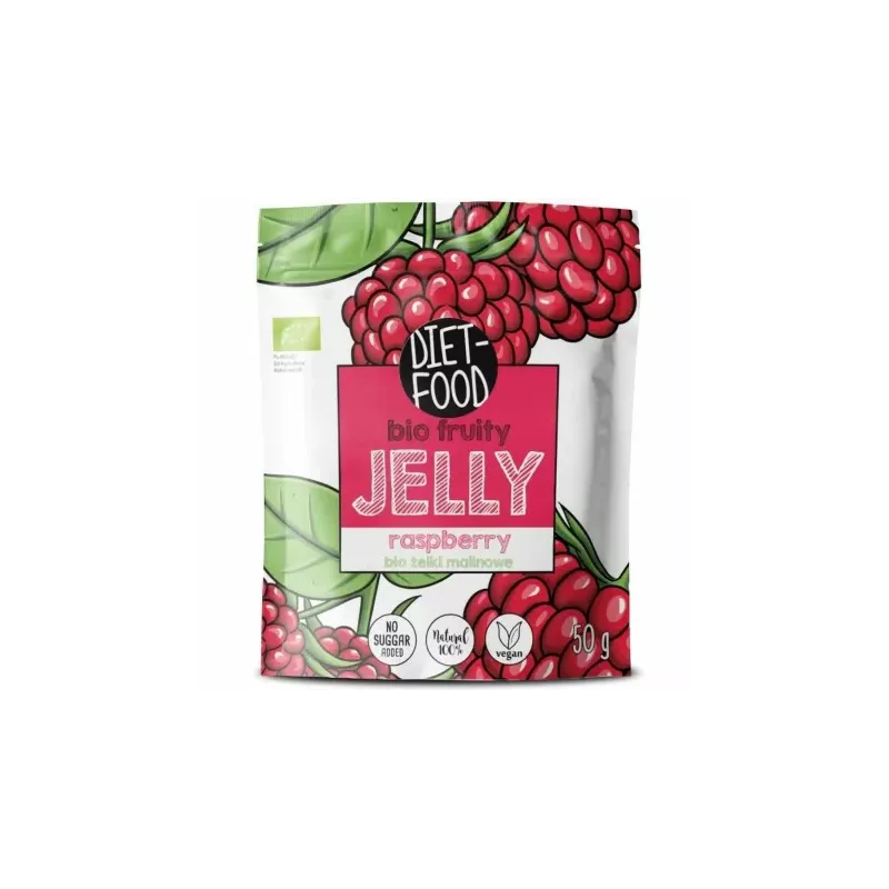 Żelki Malinowe BIO 50 g - Diet Food