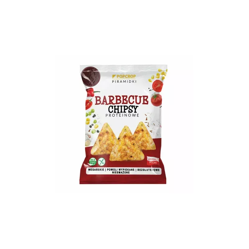 Piramidki Proteinowe Barbecue 60 g - Popcrop