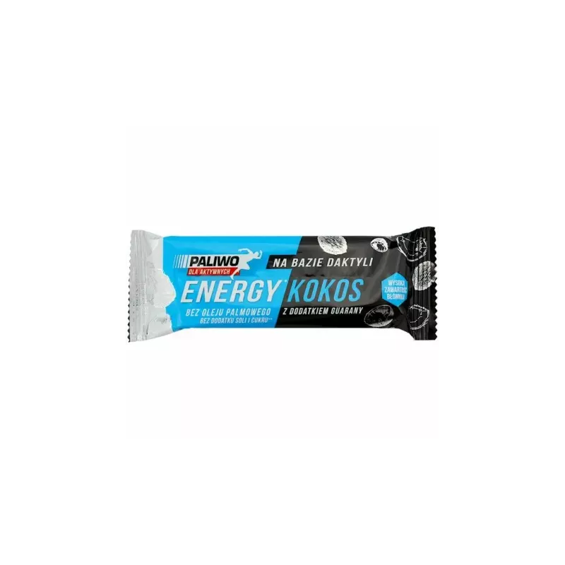 Baton Energy Kokos+ Guarana 50 g - Paliwo Dla Aktywnych