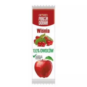 Przekąska Jabłko and Wiśnia Bez Dodatku Cukru 16 g - Porcja Dobra