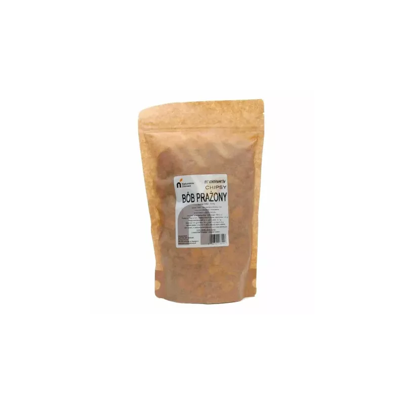 Chipsy Bób Prażony Solony 500 g - Naturalnie Zdrowe