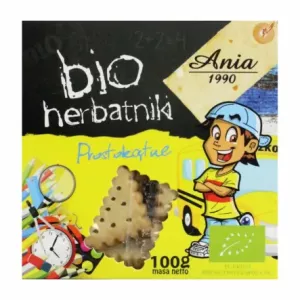 Herbatniki Prostokątne Bio 100 g - Ania
