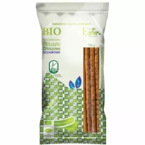Paluszki Orkiszowe Pełnozbożowe Sezamowe Bio 150 g - Eco Envoy